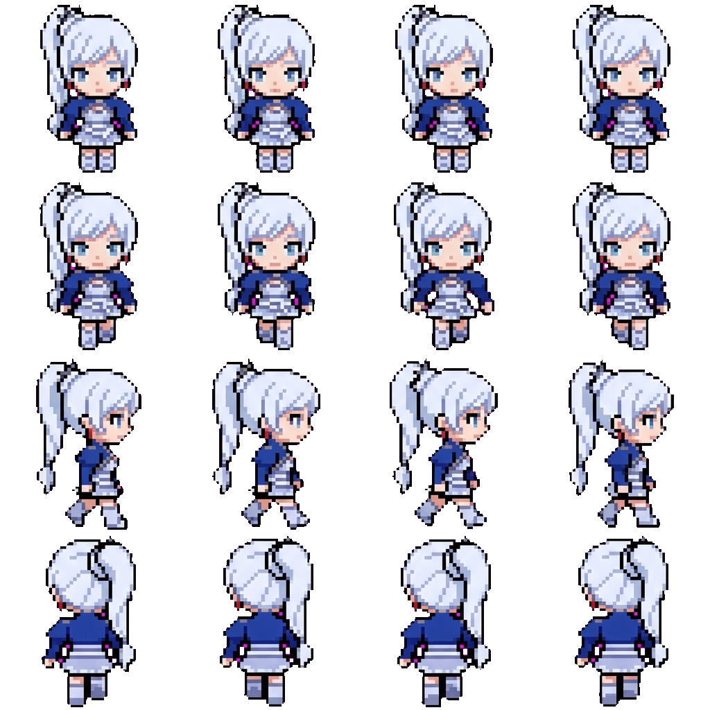 Weiss Schnee movement sprite