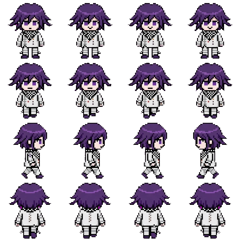 kokichi Ouma movement sprite