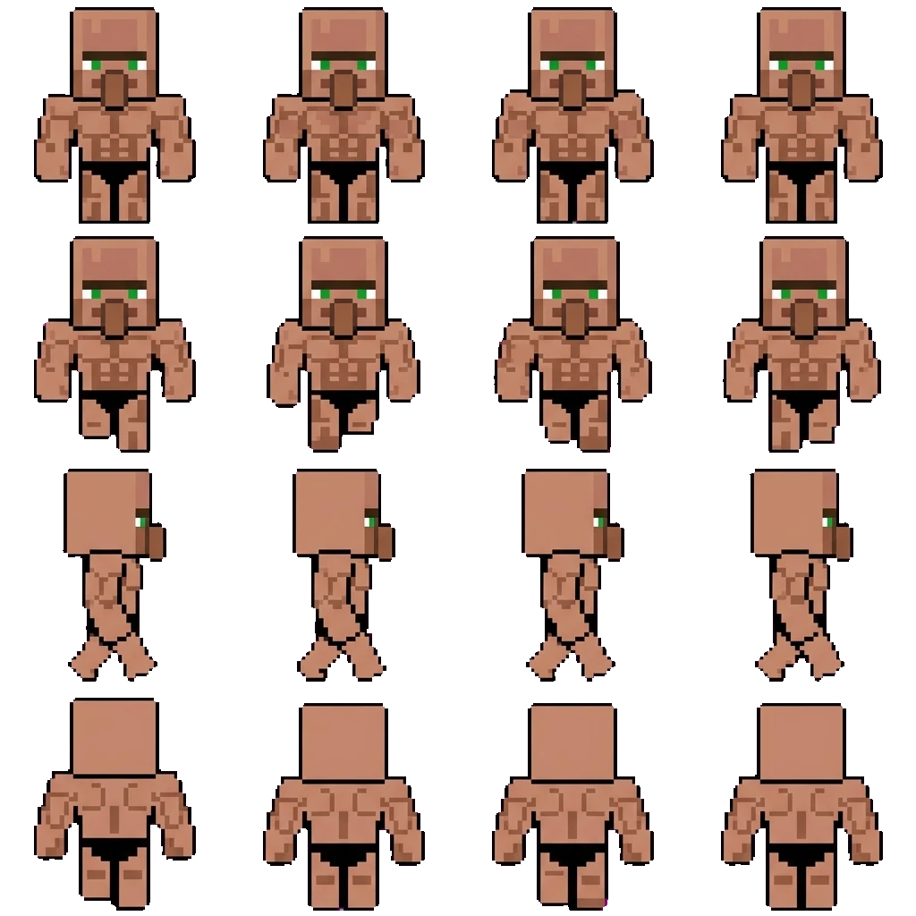 Buff Villager movement sprite
