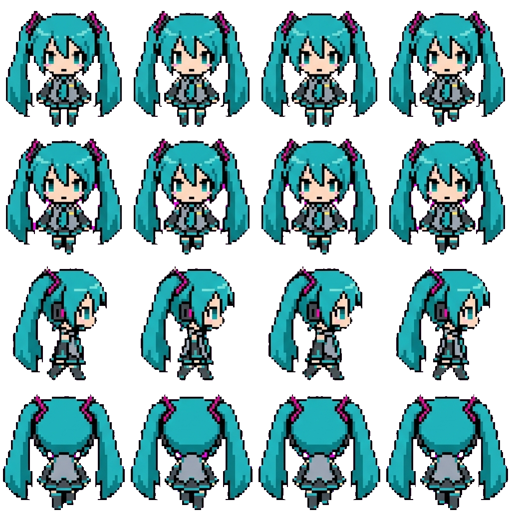 Hatsune Miku movement sprite