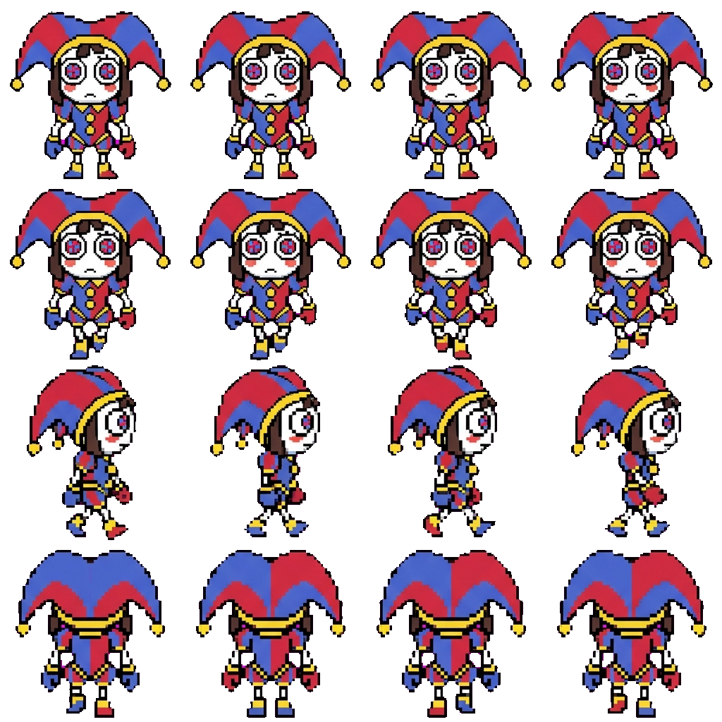 Pomni movement sprite