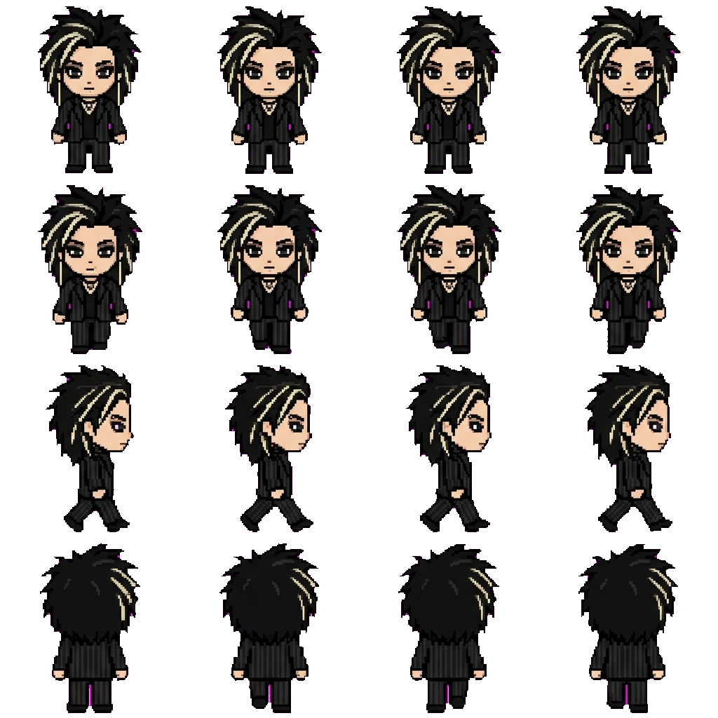 Bill Kaulitz movement sprite