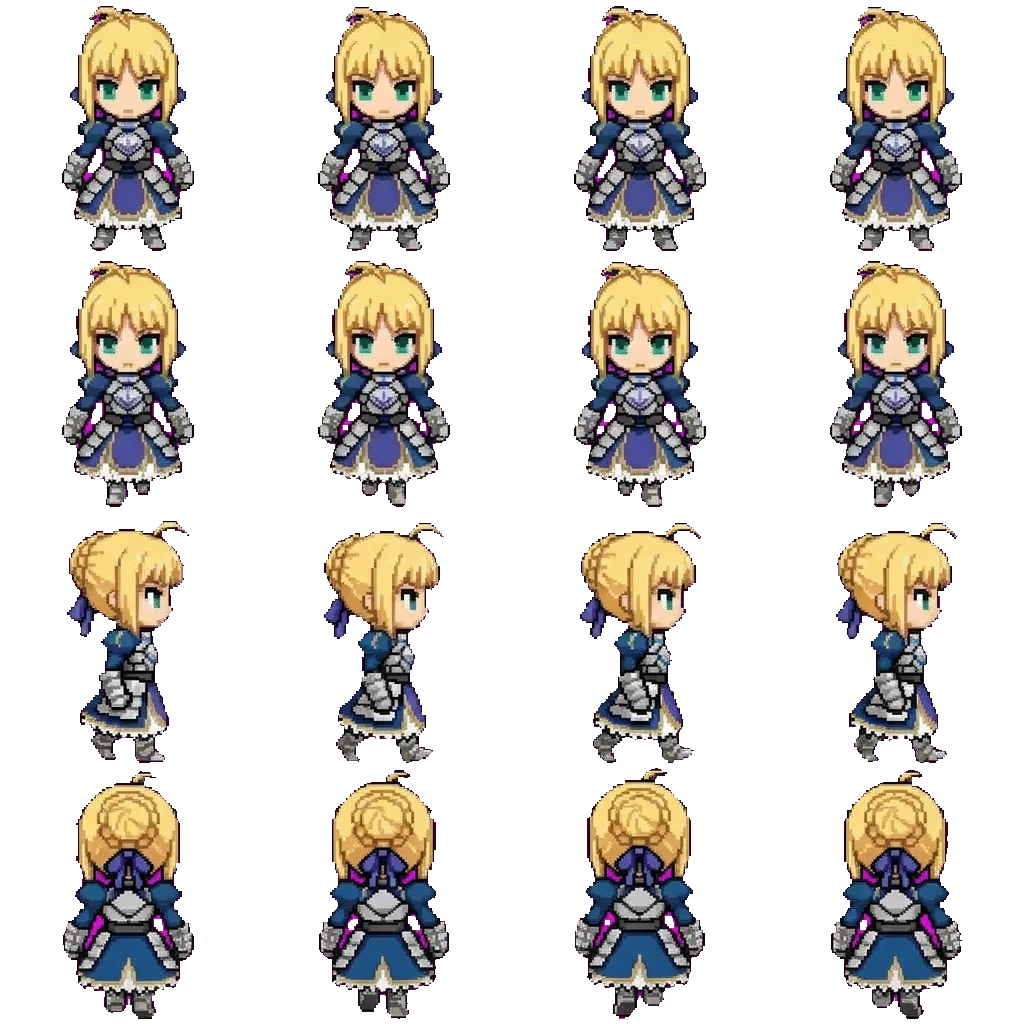 Artoria movement sprite