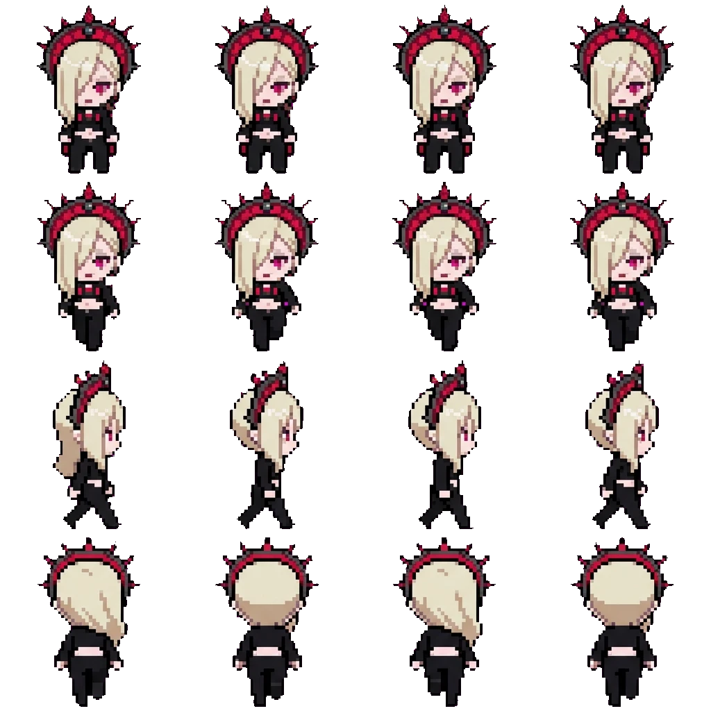 Elizabeth movement sprite