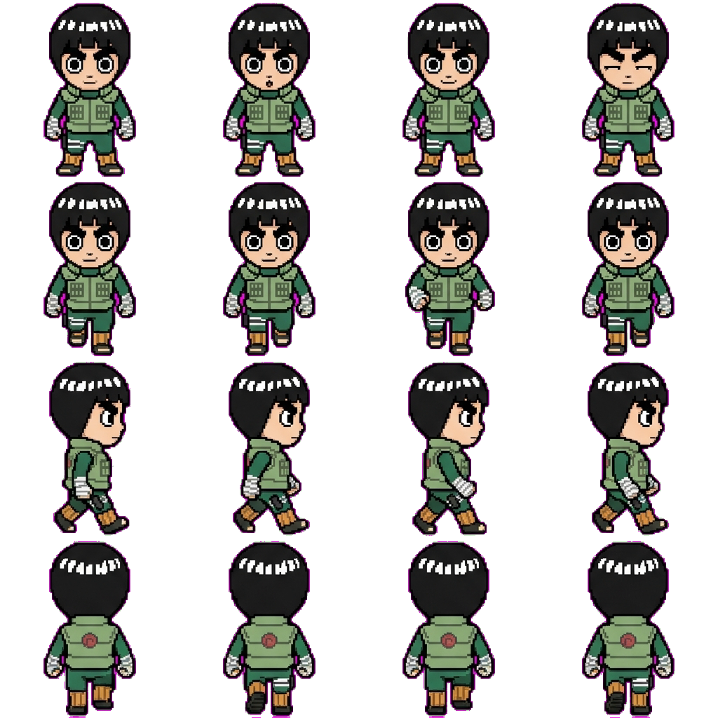 Rock Lee movement sprite