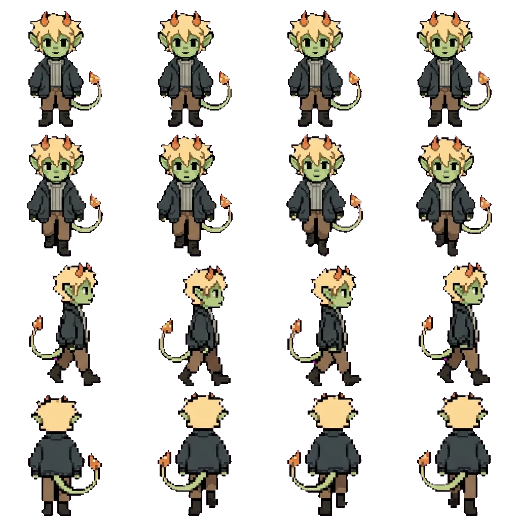 Mychael movement sprite
