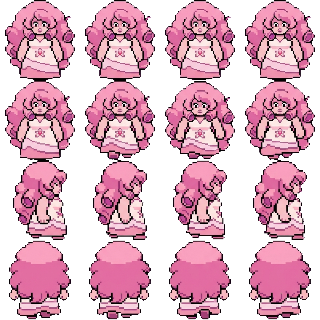 Rose Quartz movement sprite