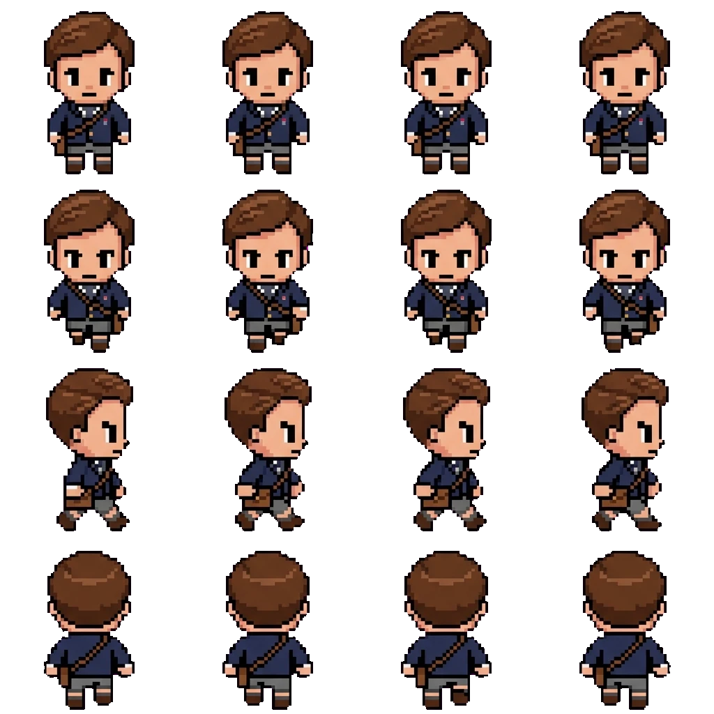 Caddie movement sprite