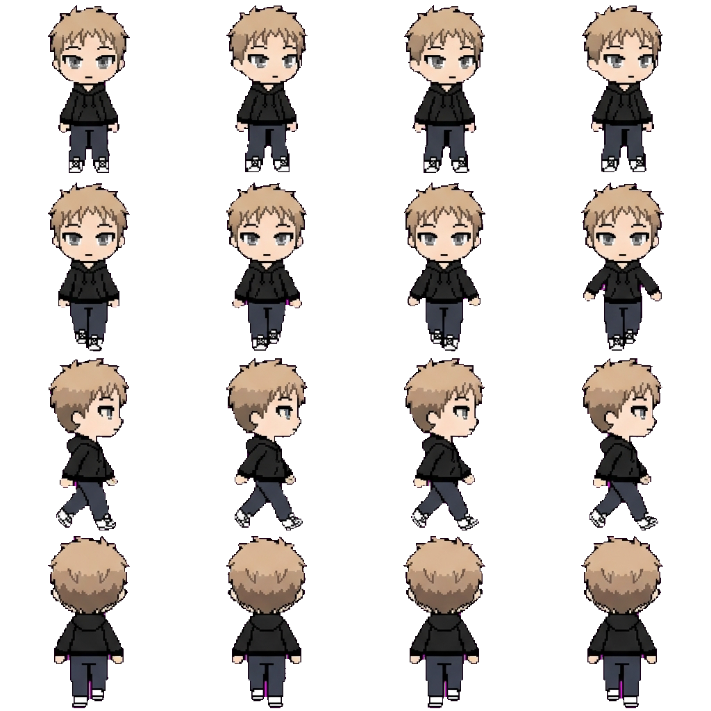 Aksel movement sprite