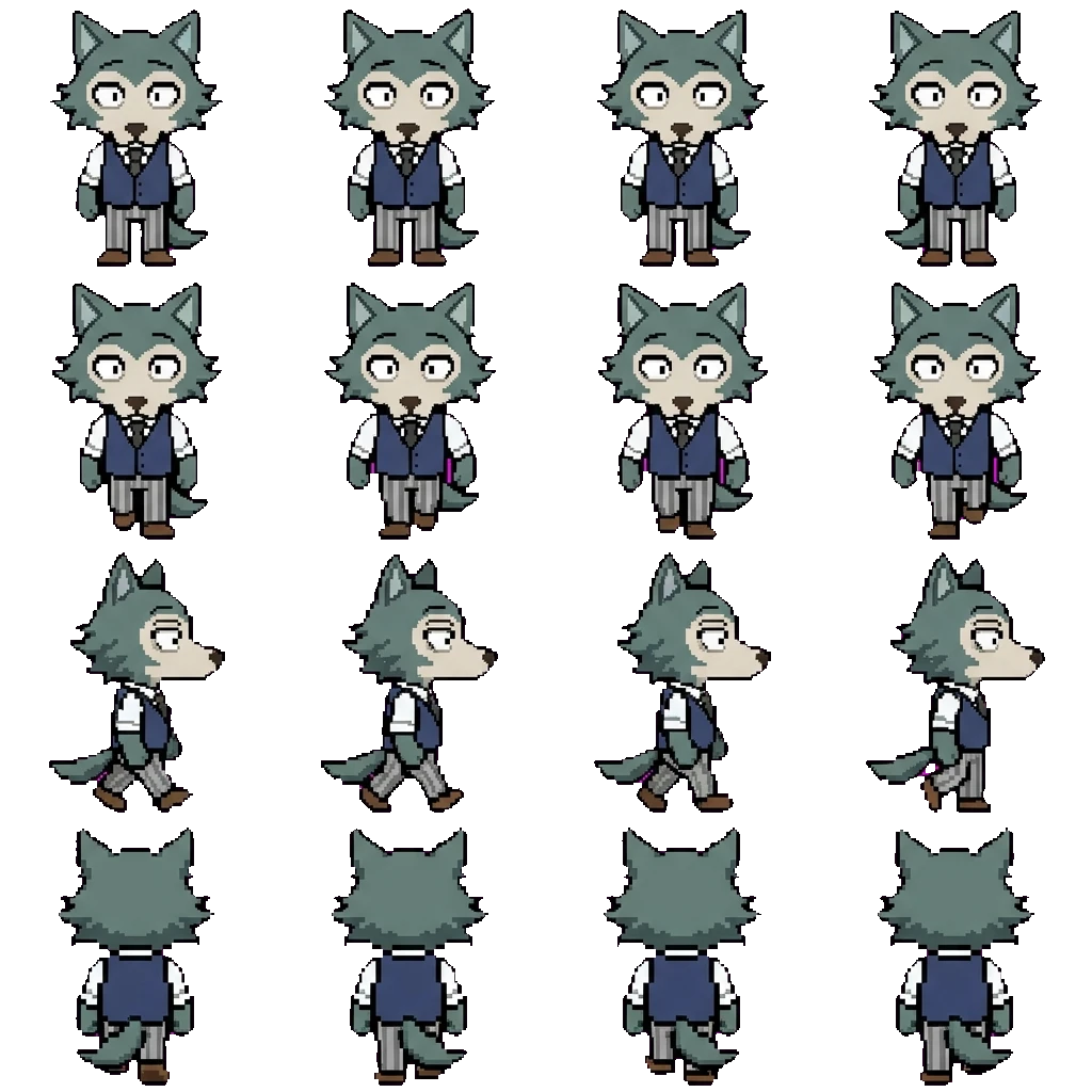 Legoshi movement sprite