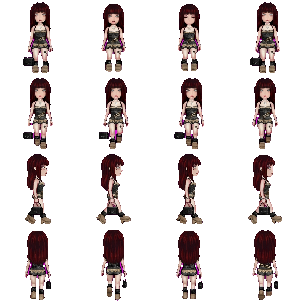 Selene movement sprite