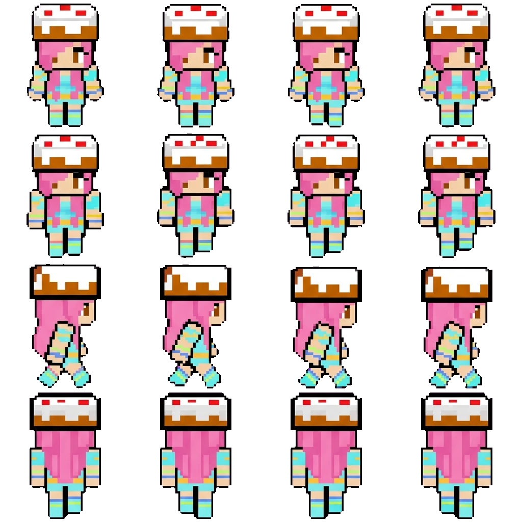 Rainbow movement sprite