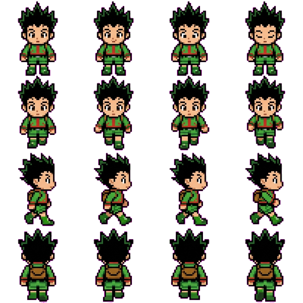 Gon Freecs movement sprite