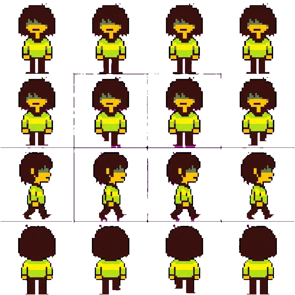 Kris Dreemurr movement sprite