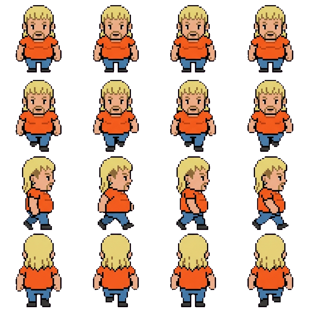 Minoru Kaneko movement sprite