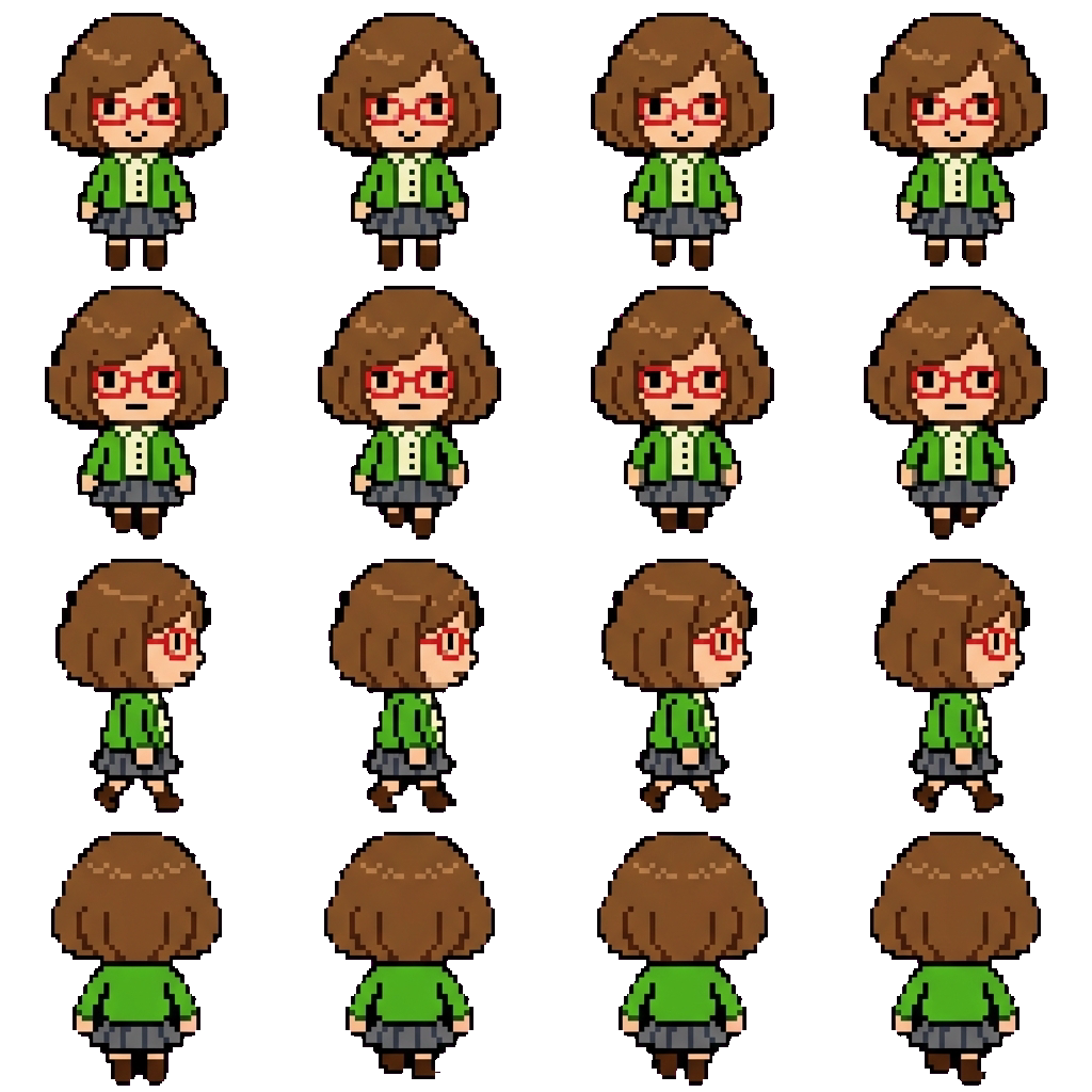 Nikki movement sprite