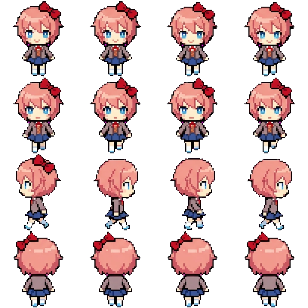Sayori movement sprite