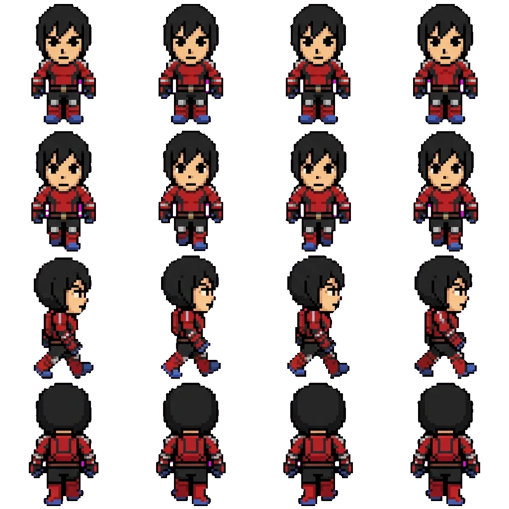 Mii brawler movement sprite
