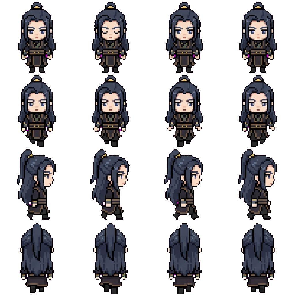 He Xuan movement sprite