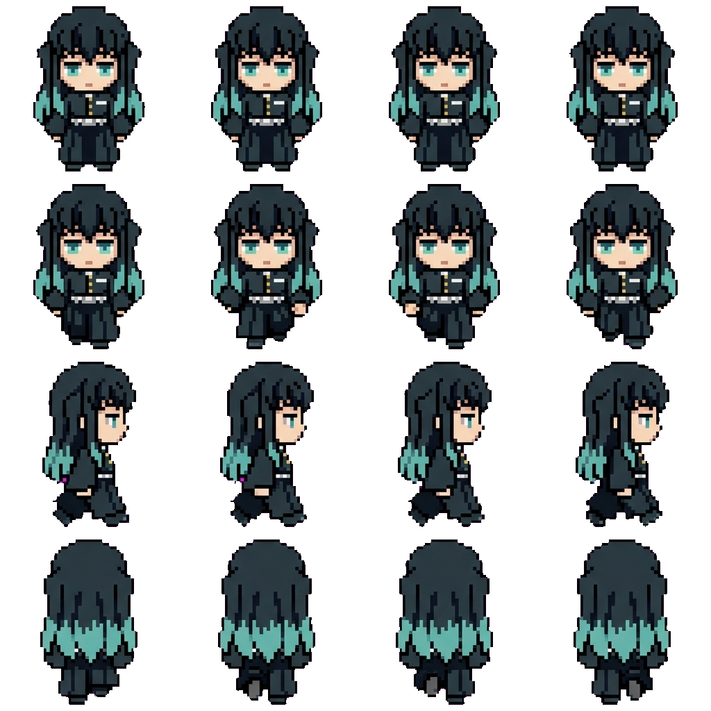 Muichiro tokito movement sprite