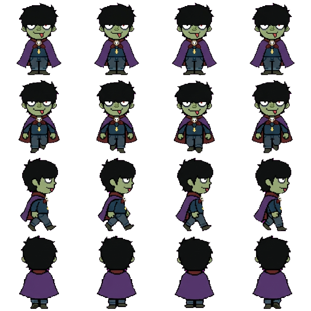 Murdoc movement sprite