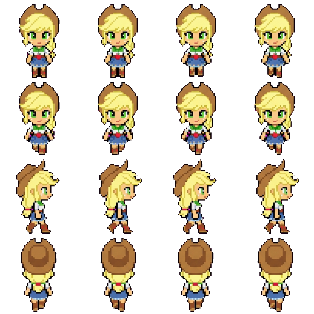 Applejack movement sprite