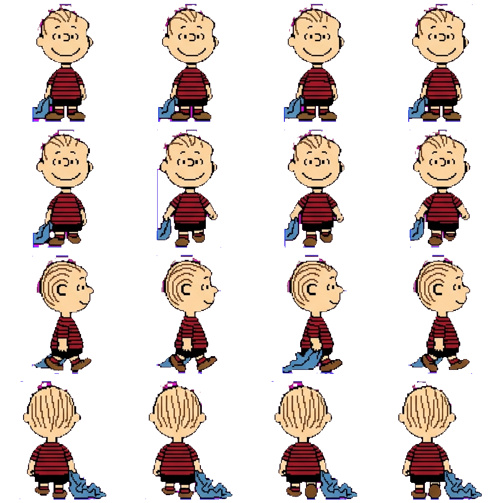 Linus Van Pelt movement sprite