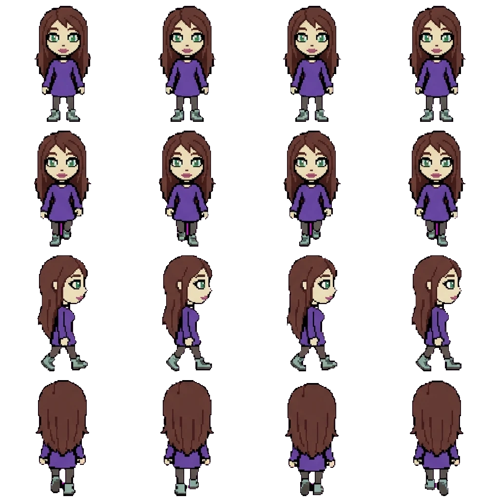Ash movement sprite
