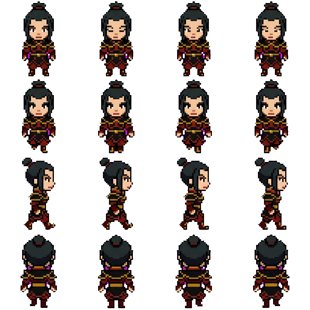 Azula movement sprite