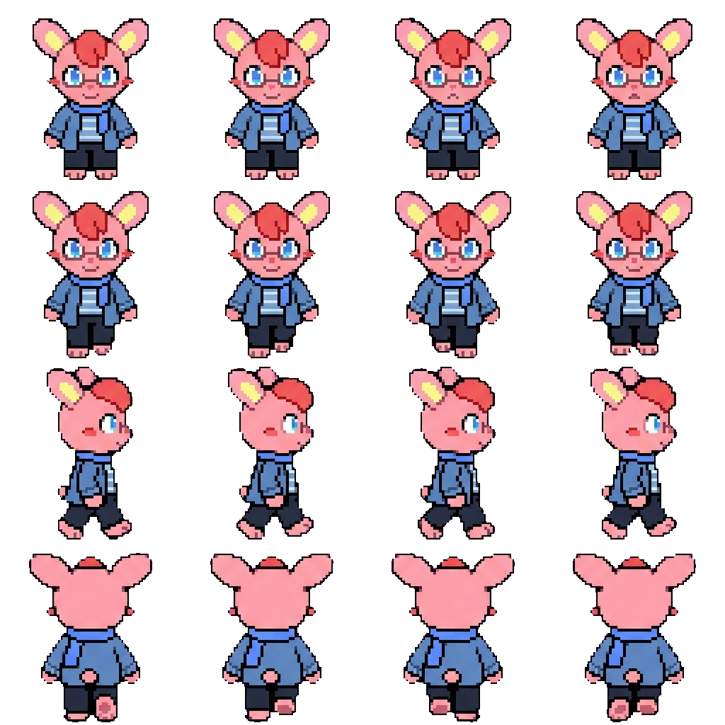 Carl movement sprite