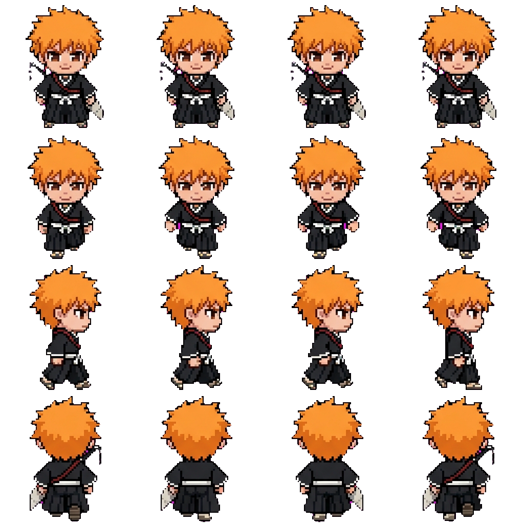 Kurosaki Ichigo movement sprite