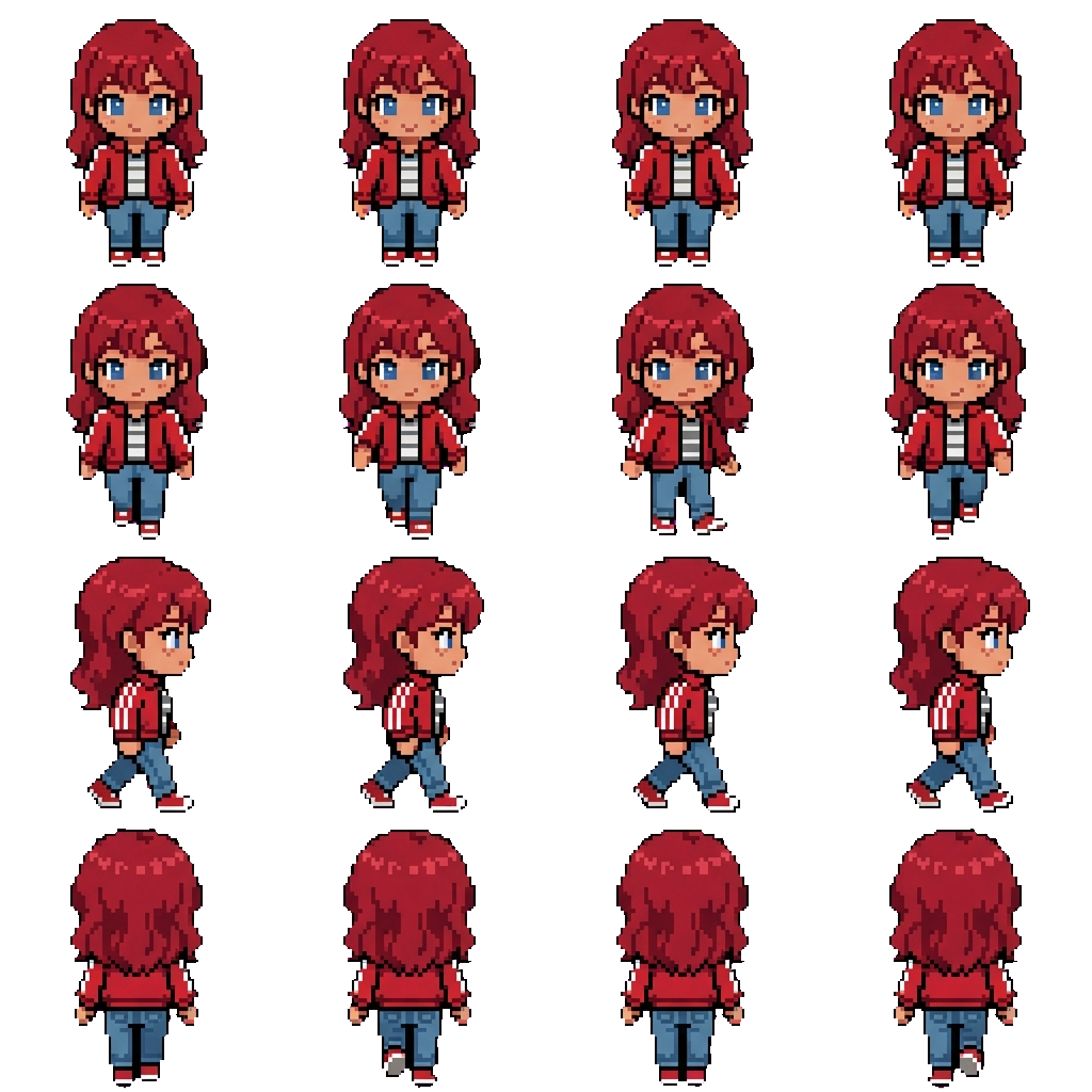 Regina movement sprite