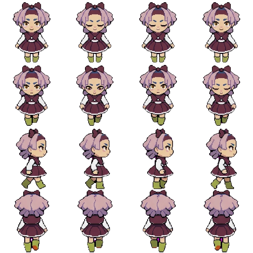 Kichio Shiba Terano movement sprite