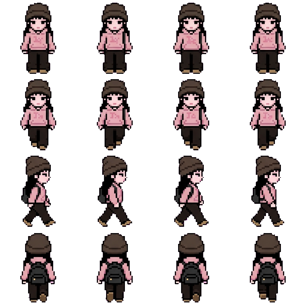 Rina movement sprite