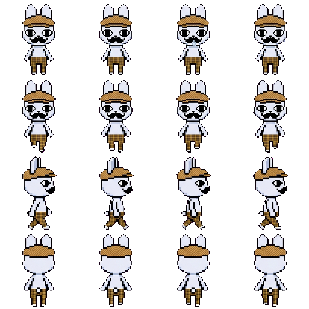 Barney movement sprite