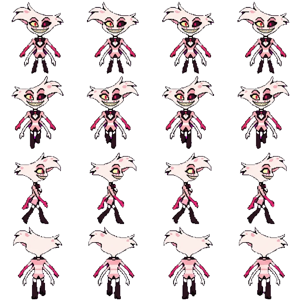 Angel Dust movement sprite