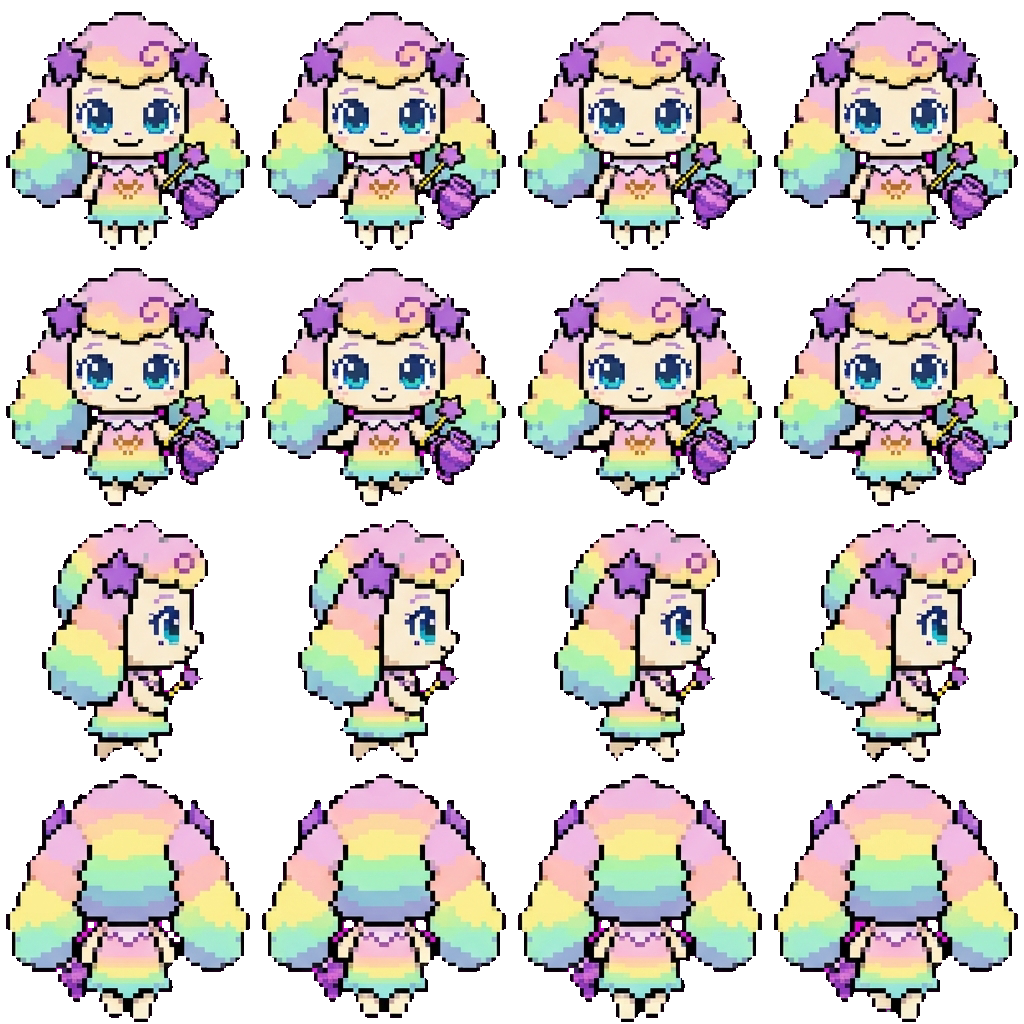 Fluffyping movement sprite