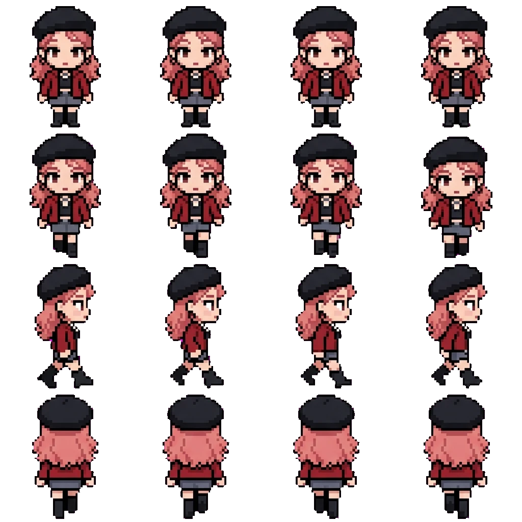 Aya Osawa movement sprite