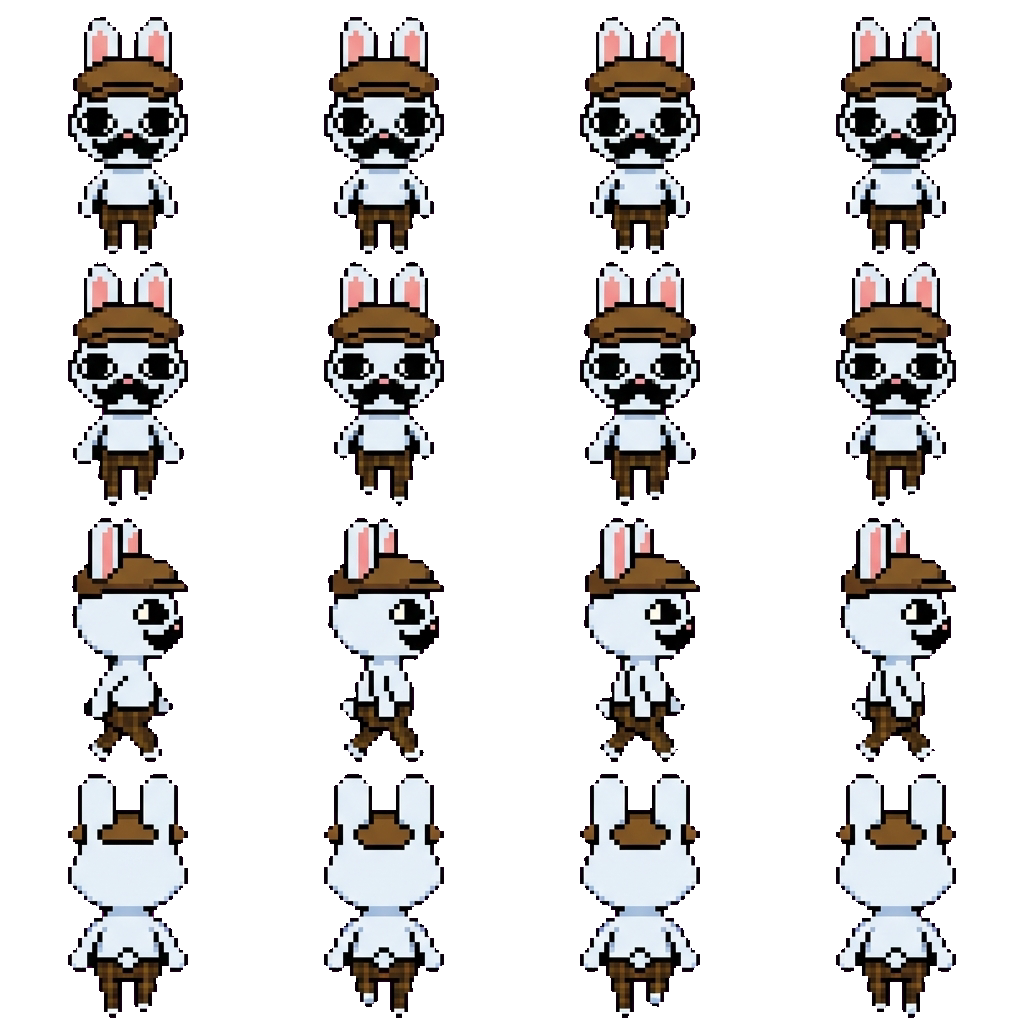 Barney movement sprite