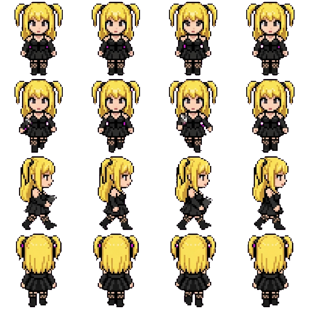 Misa movement sprite