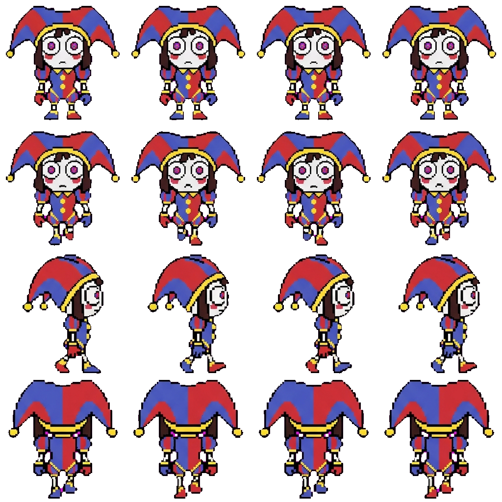 Pomni movement sprite
