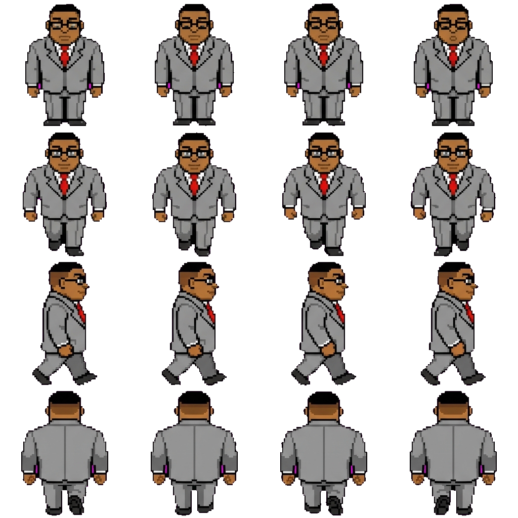 Coach movement sprite