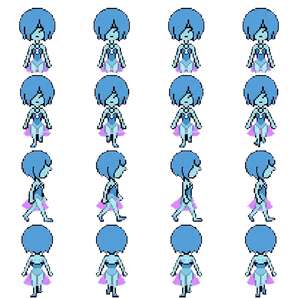 Blue pearl movement sprite