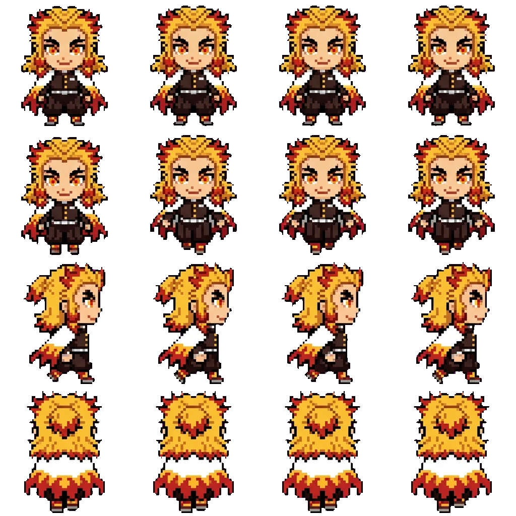 Kyojuro Rengoku movement sprite