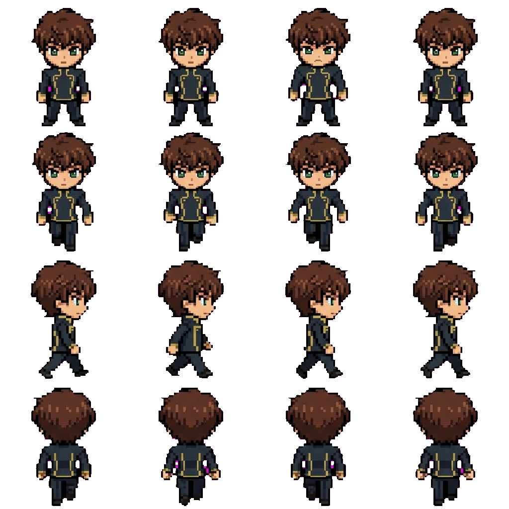 Suzaku Kururugi movement sprite