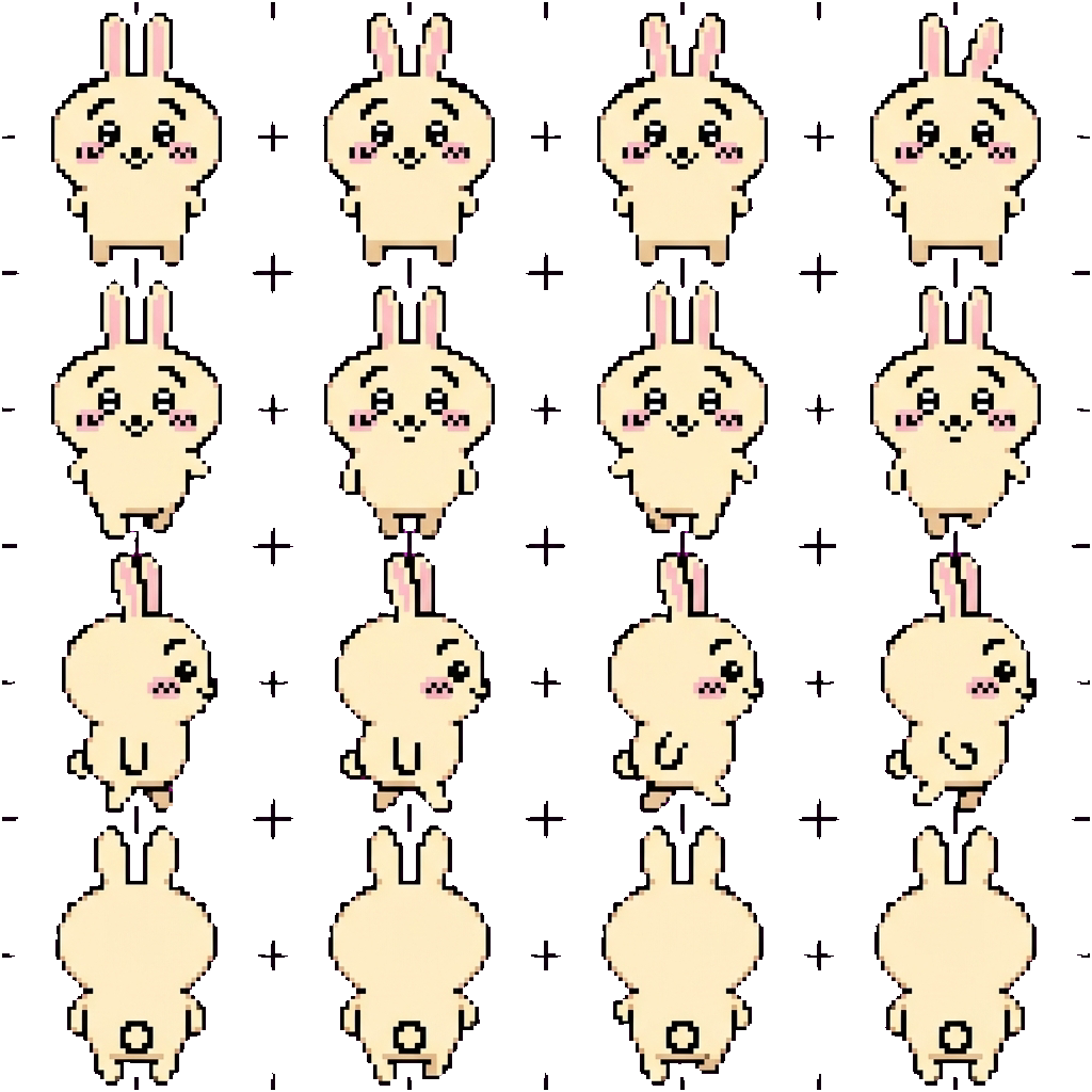 Usagi movement sprite