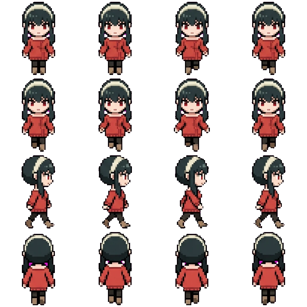 Yor Forger movement sprite