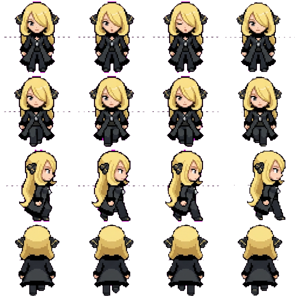 Cynthia movement sprite