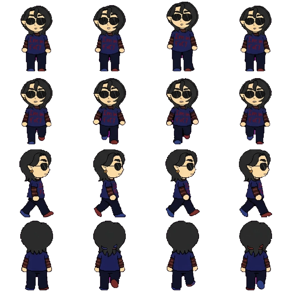 Fur movement sprite