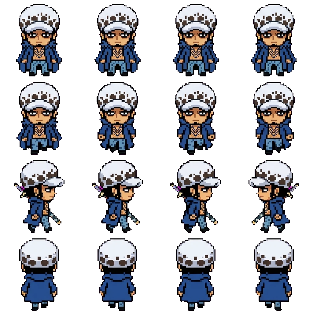 Trafalgar Law movement sprite
